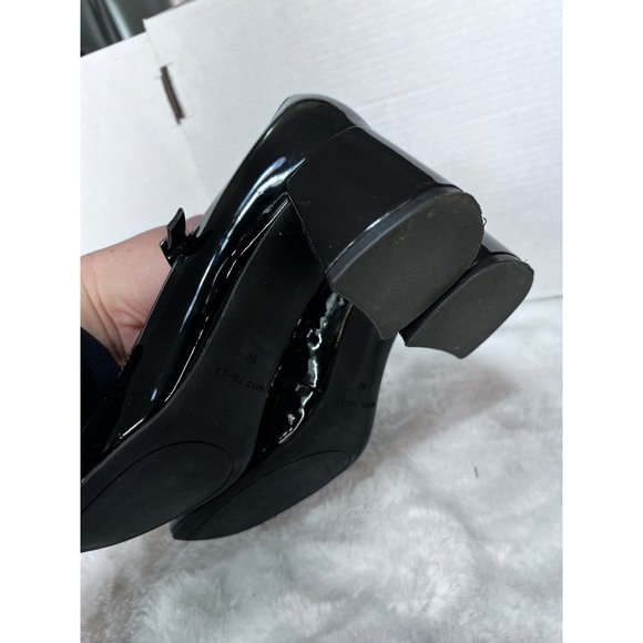 Marc Fisher Charin square toe black heel dress pumps women size 8 M - Picture 2 of 10